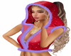Lavender/Red Hoodie