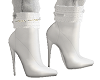 ~MA~White Ankle Boots