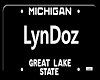 LD-LynDoZ License Plate