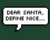 Dear Santa bubble v2 ♡