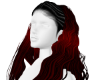 red black braids zoey