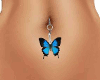 Belly pierce 8 butterfly