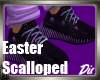 Easter Scalloped Purple