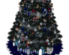 Blue Christmas tree