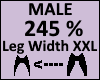Leg Thigh 245% XXL Male