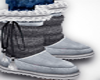 Winter Grey Fur Boots M