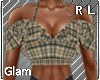 Brown Plaid Casual RL