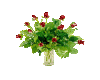 Vase Red Roses