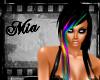 Liona Hair{blk&Rainbow}
