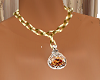 Imperial Topaz necklace