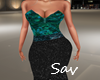 Sparkle Slinky-Blk/Grn