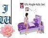 JW 40% Purple Kids Bed