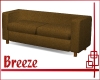 *B Brown Suede Couch