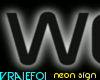 VF-WESC- neon sign