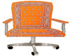 office chair orange