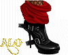 *ALO*Black & Red Boots