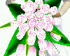 White Bouquet w/pink
