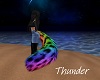 rainbow leopard tail