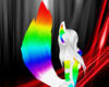 ~N~ Rainbow Wht Big Tail