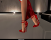 Shimmering Red Heels