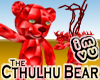 Cthulhu Greeter Bear -Vintage Ruby