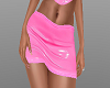 pink latex skirt