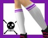 Knee Socks [purp stripe]