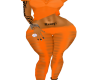 XBM Orange Tie Up Pants