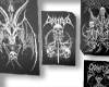 dark metal posters set