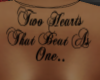 Two Hearts; One beat