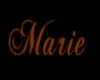 Nameplate for Marie