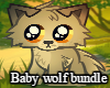 baby wolf cradle