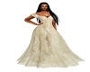 ASL Ana Cream Lace Gown