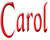 Carol NAME sticker