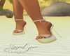 Alivia White Heels