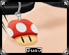 P; Red mushroom collar M