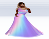 Exotic Rainbow Gown