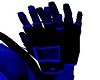 -x- blue gloves