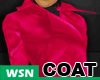 [wsn]LeatherCoat#Pink