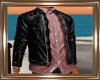 ! Leather J Red Shirt.
