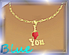 I ♥ You  Necklace