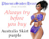 Austrlais Skirt purple