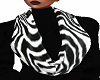 Black Zebra Scarf