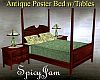Antique Poster Bed Green