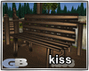 [GB]bench wood kisses