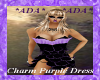 *ADA* Charm Purple Dress