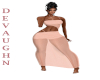 SARI PEACH SUMMER DRESS