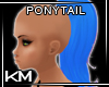 +KM+ Pony Tail Blue