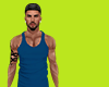 113/ BLUE TANK  TOP