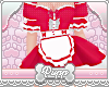 🐾 Red Maid Dress